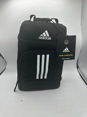 NEW Adidas Excel 2 Lunch Bag Insulated Black/White